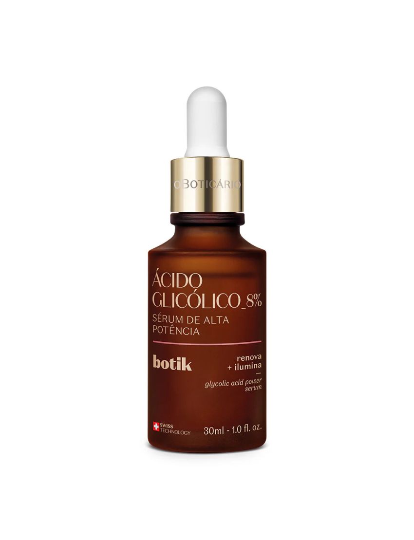 Sérum de Alta Potência Ácido Glicólico Botik, 30ml