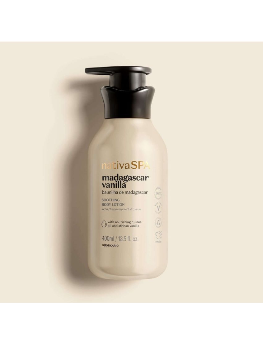 Loção Hidratante Nativa SPA Baunilha de Madagascar, 400ml
