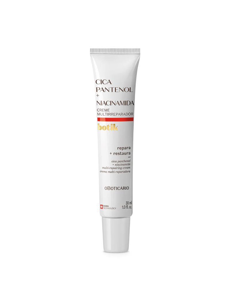 Creme Multirreparador Cica Pantenol + Niacinamida Botik, 30ml
