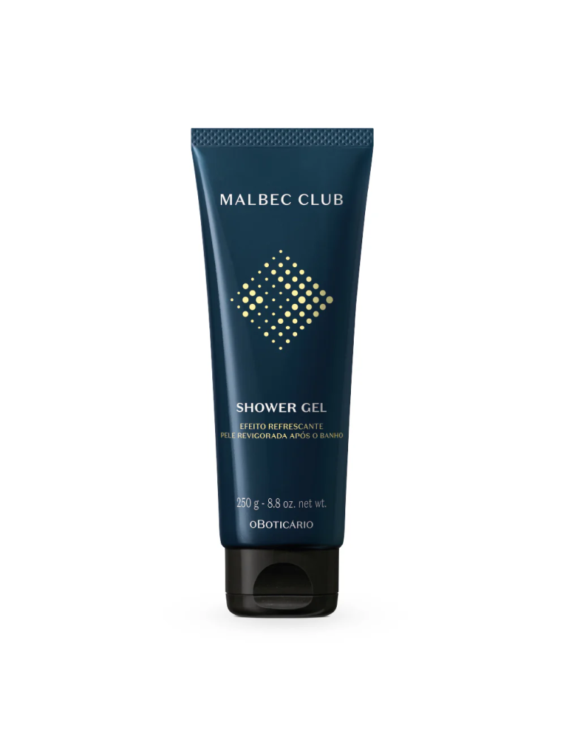 Gel de Banho Cabelo e Corpo Malbec Club, 250g