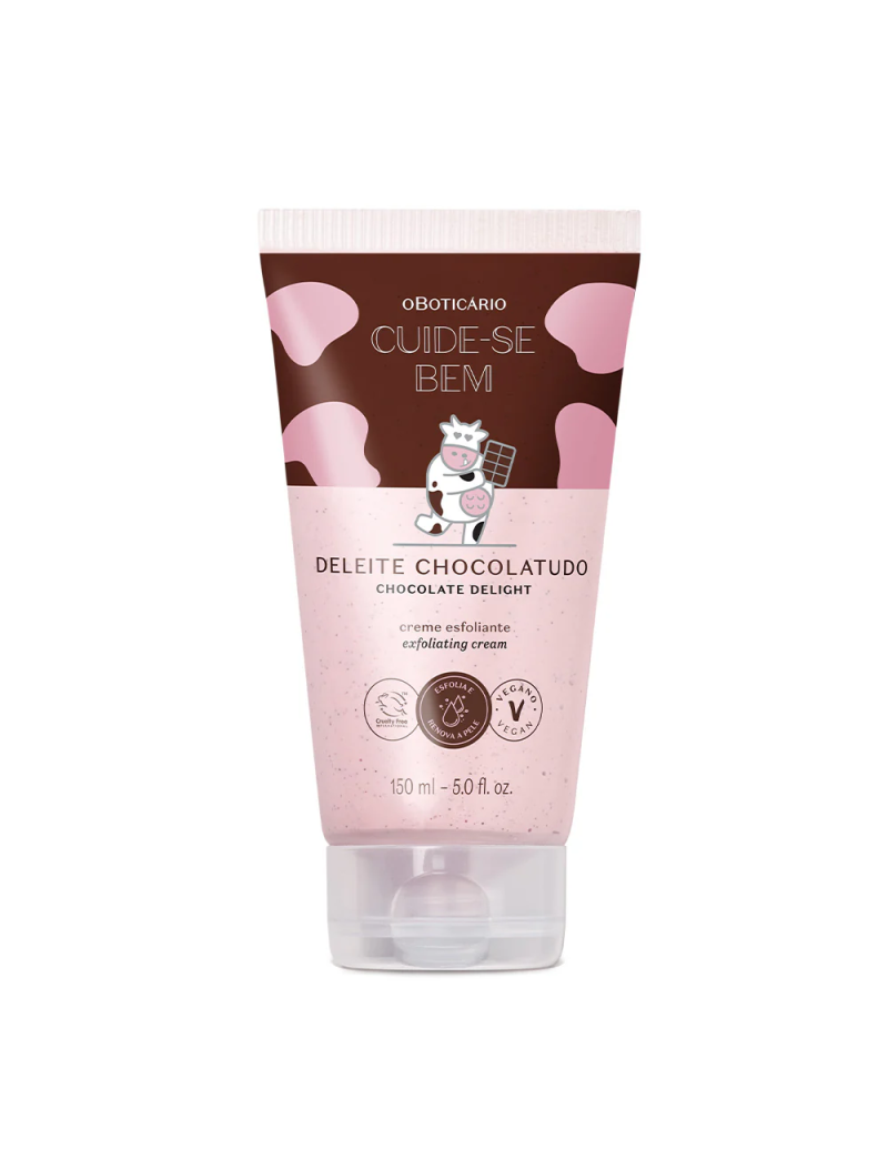 Creme Esfoliante Corporal Cuide-se Bem Deleite Chocolatudo 150ml