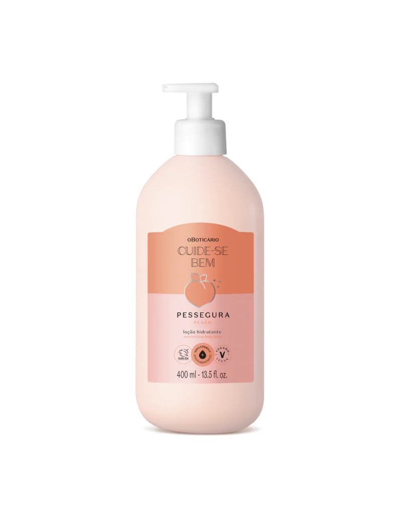 Lo&ccedil;&atilde;o Hidratante Corporal Cuide-se Bem Pessegura, 400ml