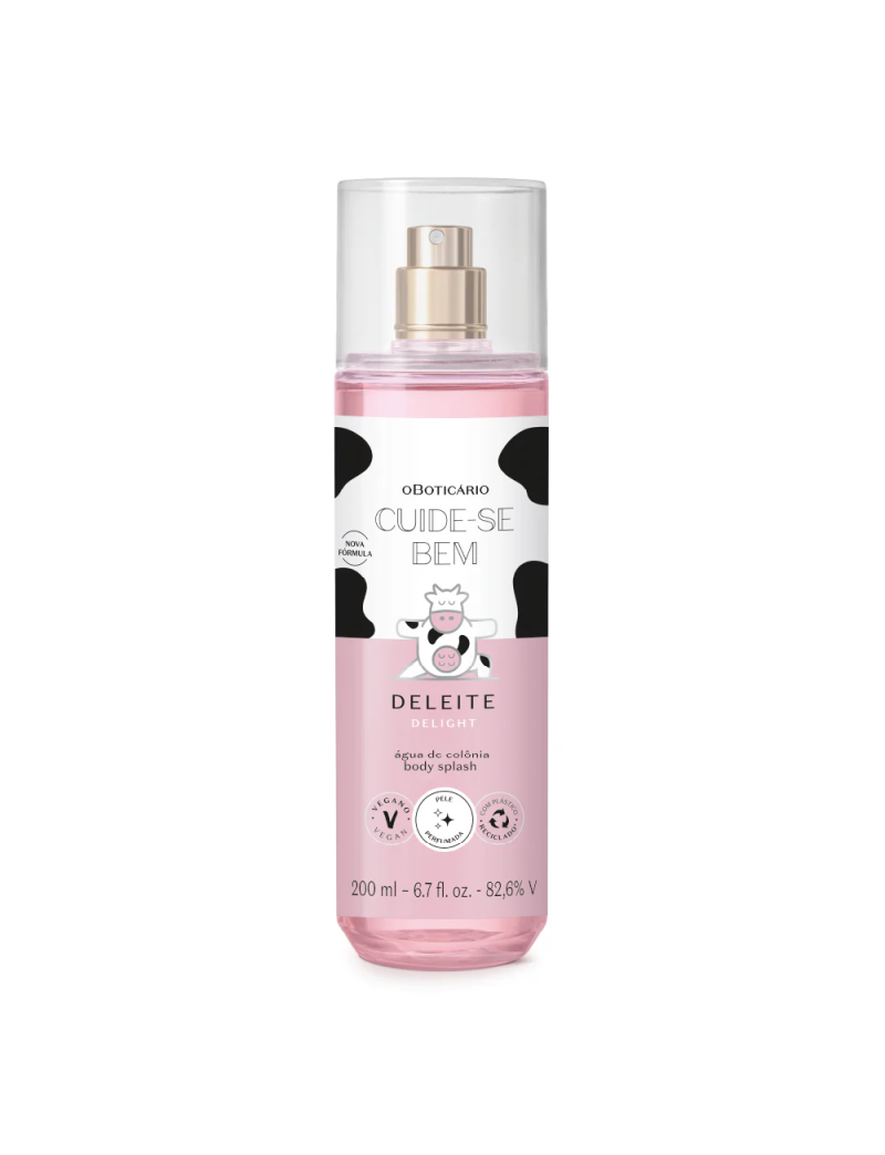 Body Splash Cuide-se Bem Deleite, 200ml