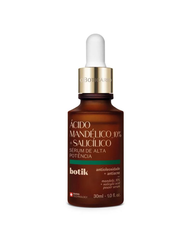 S&eacute;rum de Alta Pot&ecirc;ncia Botik &Aacute;cido Mand&eacute;lico e Salic&iacute;lico, 30ml