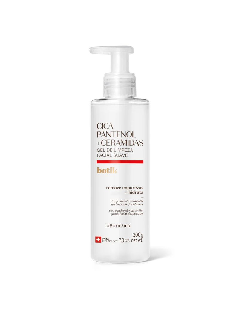 Gel de Limpeza Suave Botik Cica Pantenol e Ceramidas 200g