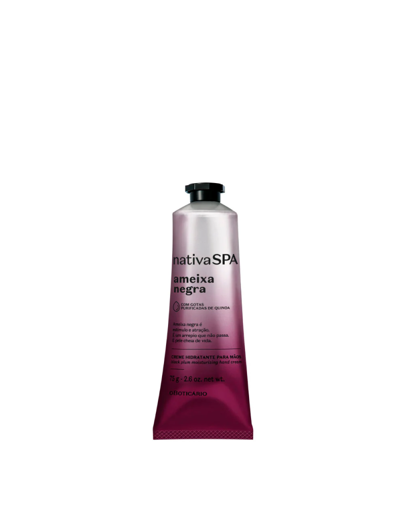 Creme de M&atilde;os Nativa Spa Ameixa Negra, 75gr