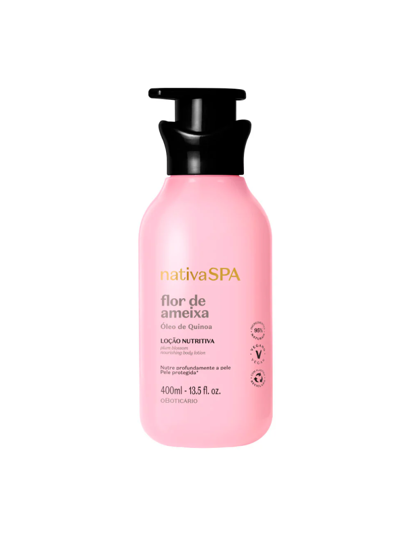 Lo&ccedil;&atilde;o Hidratante Nativa Spa Flor de Ameixa, 400ml