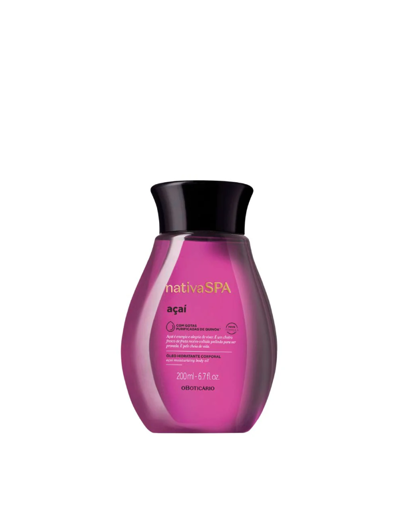 &Oacute;leo Hidratante Nativa Spa A&ccedil;a&iacute;, 200ml