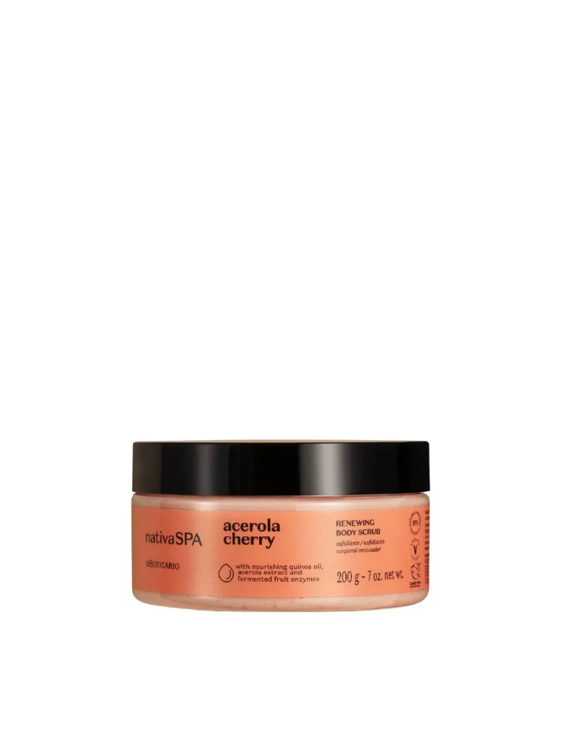 Esfoliante Corporal Nativa Spa Acerola Cherry, 200g