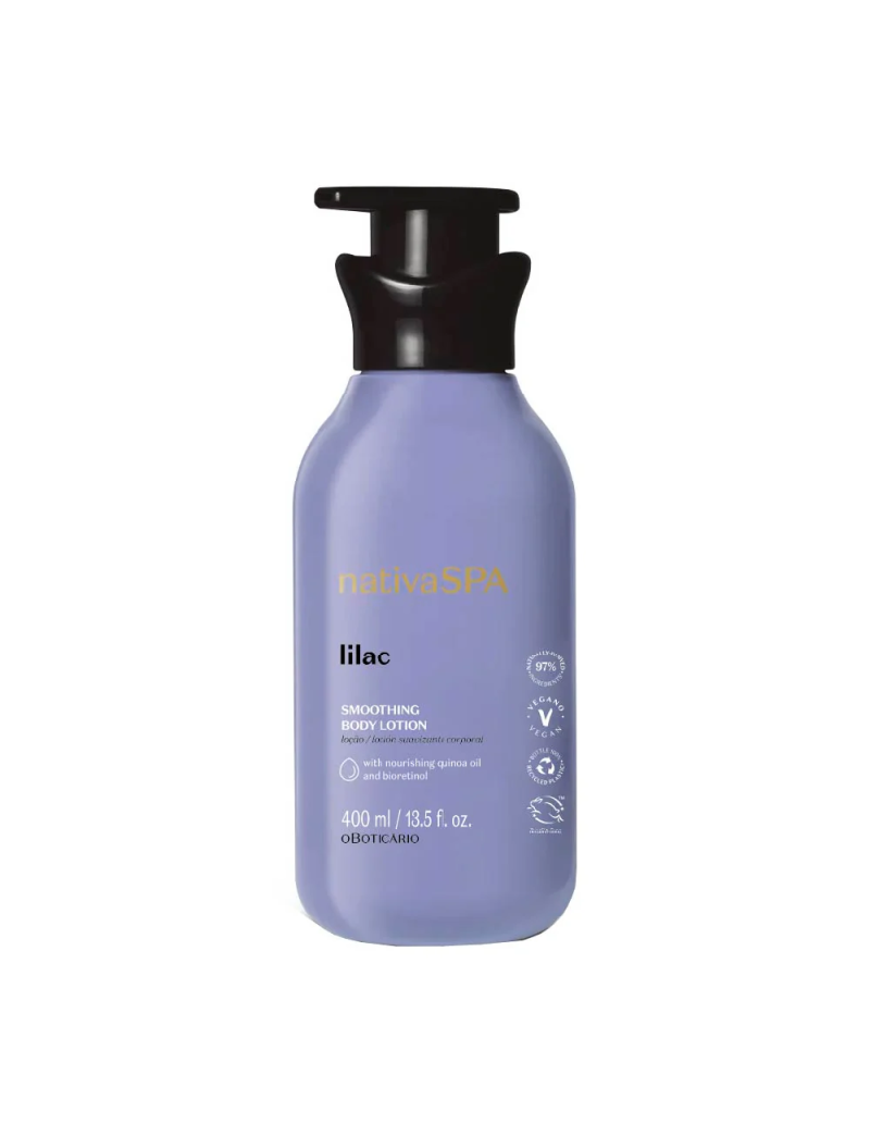 Lo&ccedil;&atilde;o Hidratante Nativa SPA Lilac, 400ml