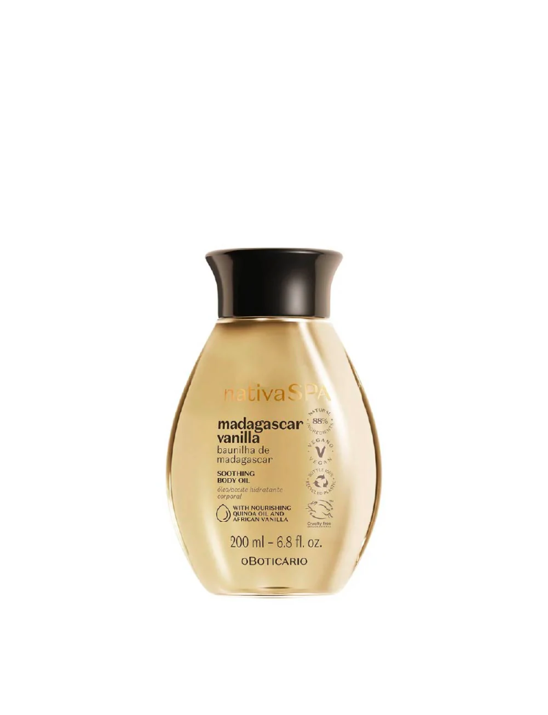 &Oacute;leo Hidratante Nativa Spa Baunilha de Madagascar 200ml