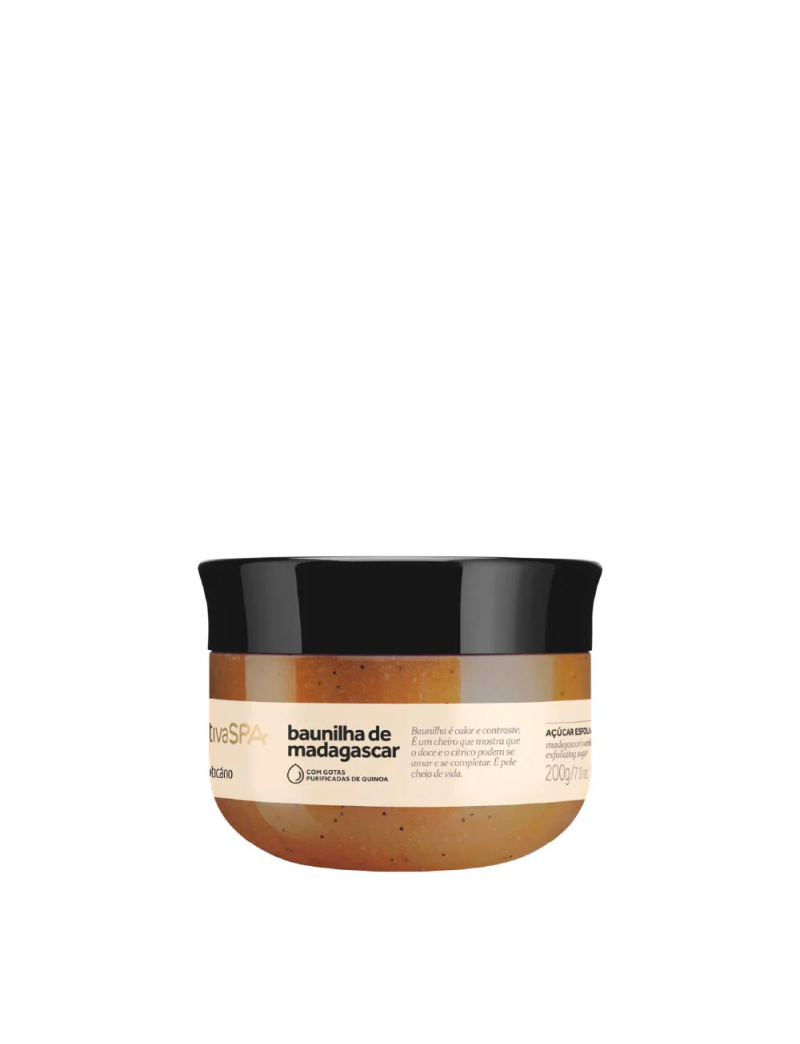A&ccedil;&uacute;car Esfoliante Nativa Spa Baunilha de Madag&aacute;scar, 200g