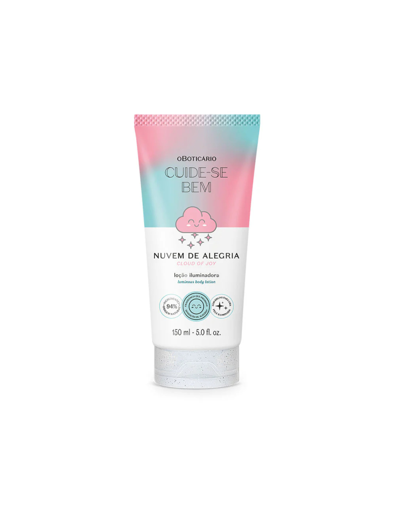 Cuide-se Bem Nuvem  Alegria Lo&ccedil;&atilde;o Hidratante Iluminadora, 150ml