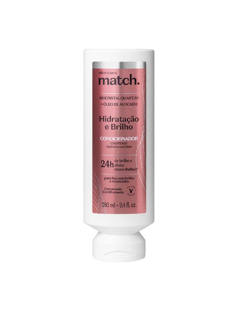 Condicionador Match Hidrata&ccedil;&atilde;o e Brilho 280ml