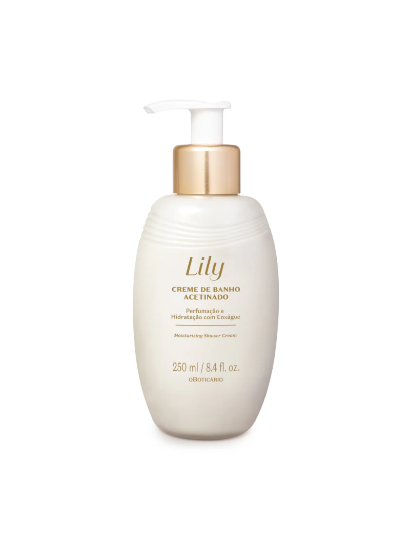 Creme de Banho Acetinado Lily, 250ml