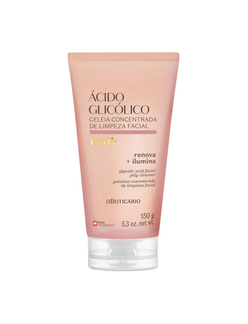 Geleia Concentrada de Limpeza Facial &Aacute;cido Glic&oacute;lico Botik, 150g