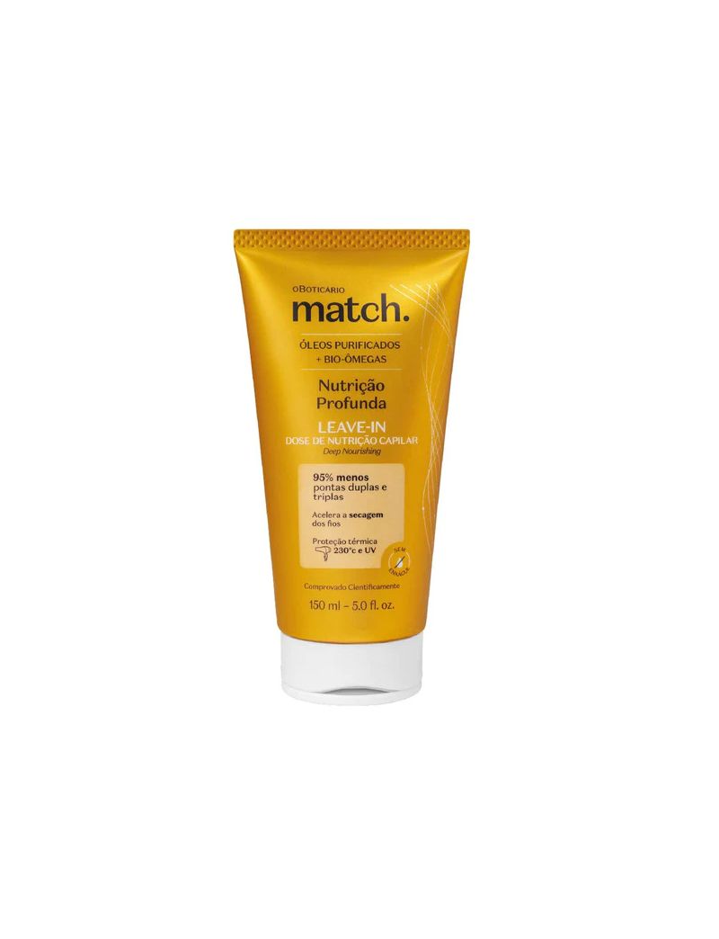 Leave-in Match Nutri&ccedil;&atilde;o Profunda, 150ml