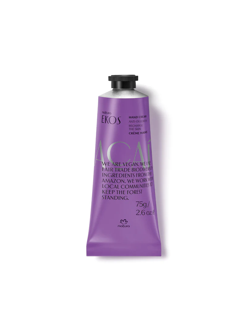 Creme Hidratante para as M&atilde;os Ekos A&ccedil;a&iacute;, 75g
