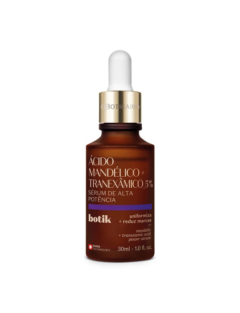 S&eacute;rum Alta Pot&ecirc;ncia &Aacute;cido Mand&eacute;lico + Tranex&acirc;mico 5% Botik 30ml